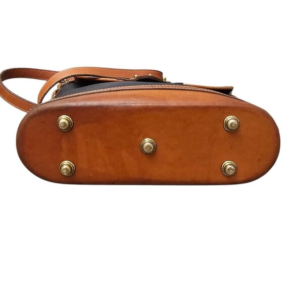 Dooney & Bourke All Weather Leather Spectator Bag Vintage Crossbody Bag - Picture 15 of 16